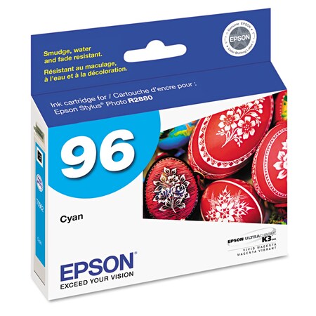 Epson (96) Ink, 430 Page-Yield, Cyan T096220